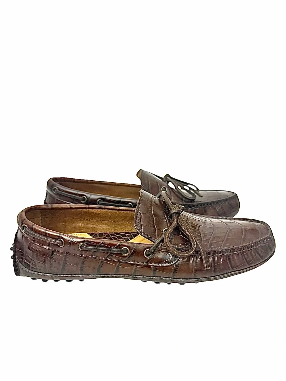 Cole Haan Grant Canoe Camp Moc Chestnut Driving Shoes Men’s Size 7M Leather